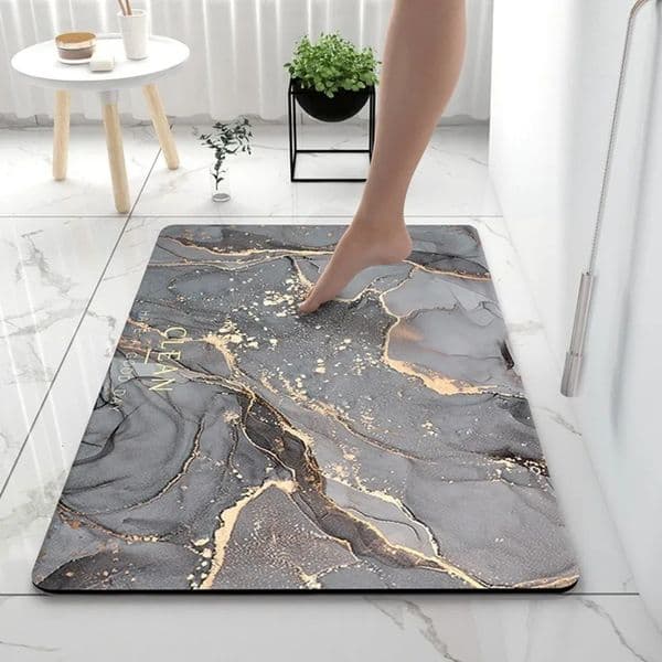 Designer Bath Mats Room Rugs Soft Diatomaceous Earth Floor Mat Super h Absorbent Toilet Carpet Door Foot Non-Slip Rubber Shower Rug Pad 221123 Free Shipping