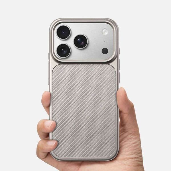 Luxury Business Carbon Fiber Pattern Matte Case for iPhone 17 16 15 Pro Max For Magnetic Wireless Charging Hard PC Cover 26L0324