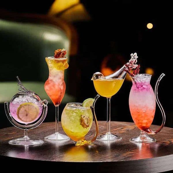 1PC Creative cocktail Bar mix glass Martini Champagne 26H0324