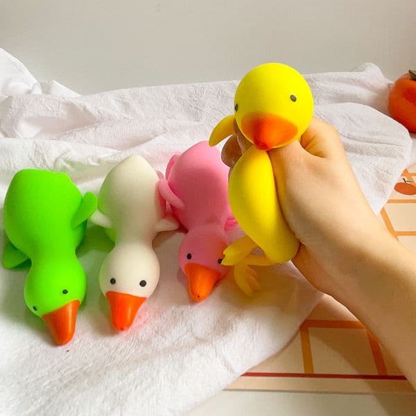 Wholesale of Big White Goose Stress Relief Pinching Toys