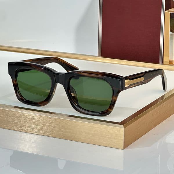 Sunglasses For Men Women Fashion DEALAN Designer Stylish High Street Catwalk Style Anti Ultraviolet UV400 Acetate Square Full Frame Glasses With Box