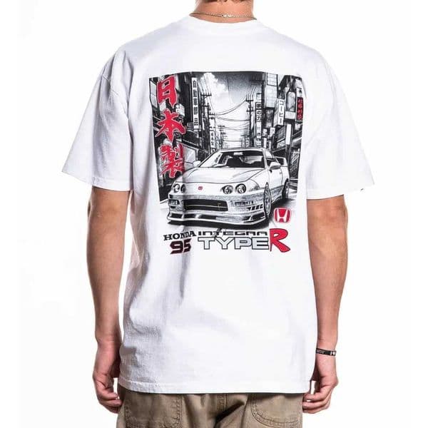 Honda Mens and Womens T-shirt Summer Cotton Tee Honda 95 Integra Type R Short-sved Spring Autumn Motorcycle Cycling Top J260323