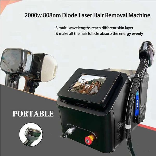 New Selling Desktop 808Nm Diode Laser Hair Removal Machine Permant Hair Remover Laser Epilator