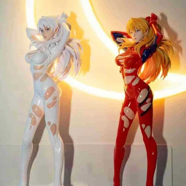 New Century Evangelion Anime Model Desktop Ornaments GK Beauties Statue Handmade Figure Toys Hobbies Action Figures S25128