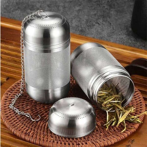 Stainless Steel Infuser Tea Leaves Spice Seasoning Ball Strainer Teapot Fine Mesh Coffee Filter Teaware 26Y0324