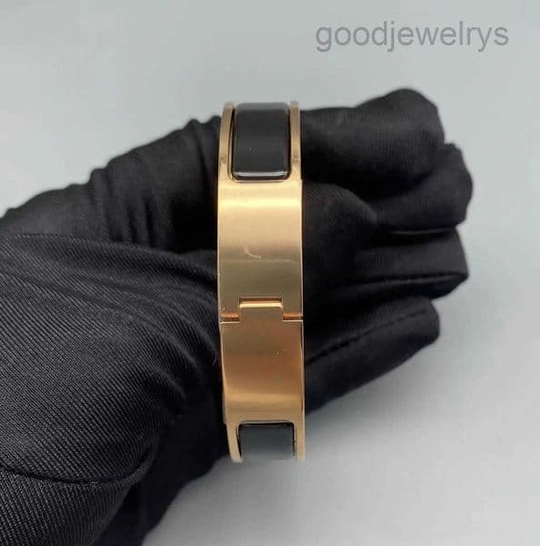Colorful Bracelet Designer 12mm Luxury Jewelry K Gold Bracelet Classic Enamel Designer Jewelry Cuff Bracelet 316L Titanium Steel Designer Jewelry Women Gift