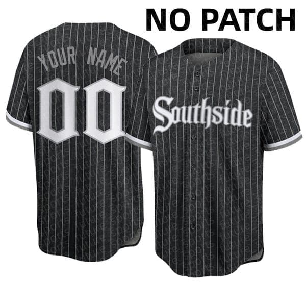 Men's black striped custom NO PATCH baseball sweatshirt, suitable for training and competition, full of vitality and fashion