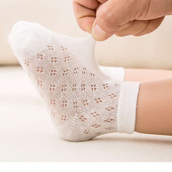Summer Anti-Mosquito Mesh Thin Baby Cotton Socks, from Manufacturer, Children's Short Socks