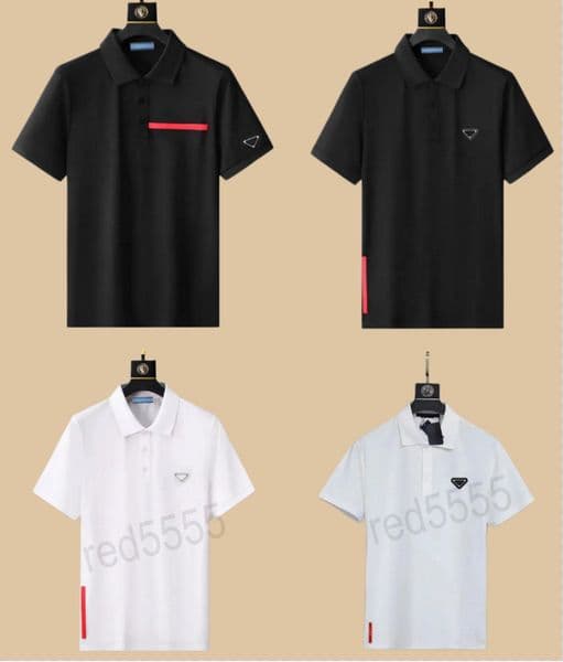 Designer t shirt pada polo Men's Tees Polos European Style Turn-down Collar Short Sleeve Polo Shirt Trendy Cool Versatile Luxury Men's Clothing tees