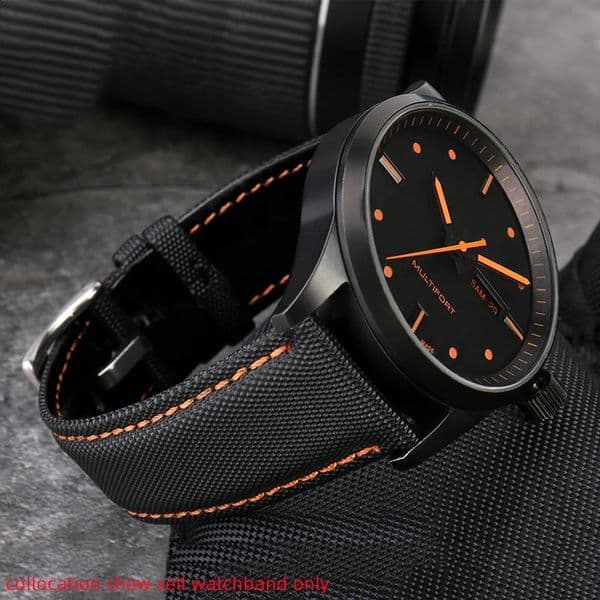 Quick release soft WatchBand For Mido 20mm 21mm 22mm 2m 24mm Nylon Leather Watch Strap Diving Men Canvas Bracelet 260304