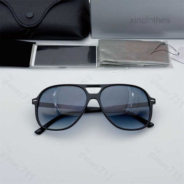 casual business mens oval sunglasses for women polarized high quality clear lens glasse polarized Prevent UV Discoloration metal spectacle frame 2198 gift sets