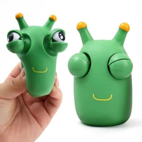 3PCS Eye Popping Worm Squeeze Stress Toys For Kids Funny Prank Gifts Cool Gadgets Juguetes Antiestrs Para Nios C260325 C260327