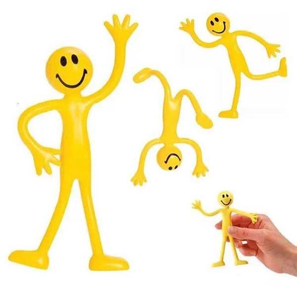 2PCS Novelty Gifts Funny Expression Bendy Men Party Favors Kids Toys Cool Gadgets Juguetes Nnovedosos Para Nios Z260325