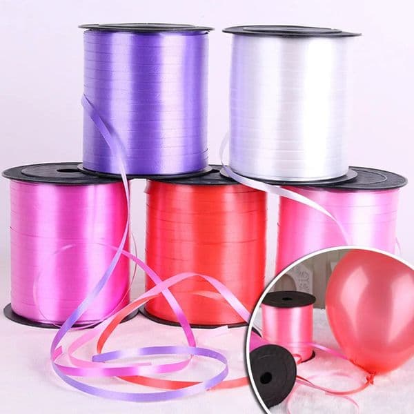 Multicolor 1Roll 5MMX250 Yards Foil Balloon Ribbon DIY Wedding Present Curling For Gift Wrapping Party Decoration String Ribbons 260325