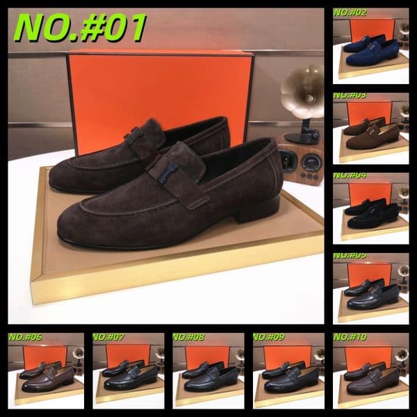 2026 Designer Luxury Italian Wedding Oxford shoe Genuine Leather Crocodile Pattern Handmade shoes Flat Black Mens Dress Shoes Loafers size 6.5-12