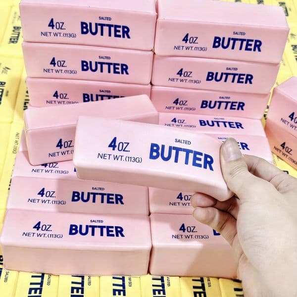 Simation Butter Stick Slow Rising Squishy Toy Soft PU Stress Relief Squeeze Fidget Toy for Kids and Adts Portable Decpression Toy for Off School Daily Use J260530