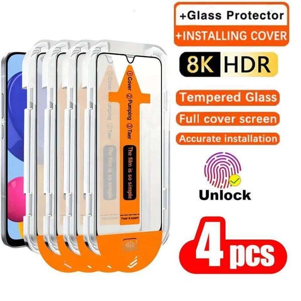1-4PCS HD Unlock Dust Free Easy Install Screen Protector For Google Pixel 9 10 Pro XL 9A 8 8A 7 7A 6A Pixel10 Tempered Glass 26L0325