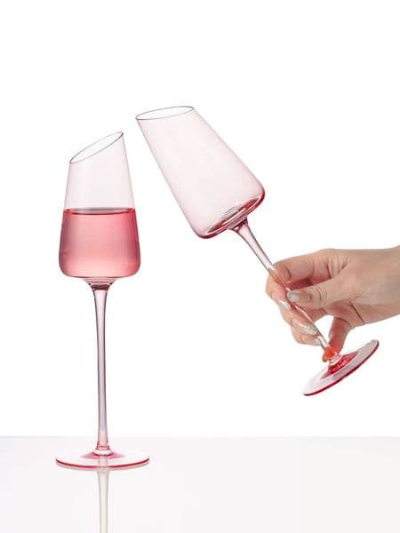 2026 uxury Red Gift Box Crystal Wine Glass Set, 4pcs or 2pcs Premium Wine Glasses with Candle, Ideal for Wedding & Holiday Gifts