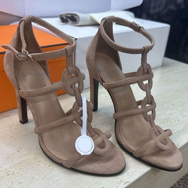 Magic 70 sandal designer classic sandals luxury womens summer sandals non slip durable black leather sole open toed high heel sandals with sign on insole