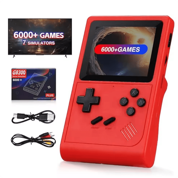 GB300 Handheld Game Console Player 3.0 inch AV Output Screen Video Game Console built-in 6000 Game For SF/SFC/GB/GBA For Gameboy