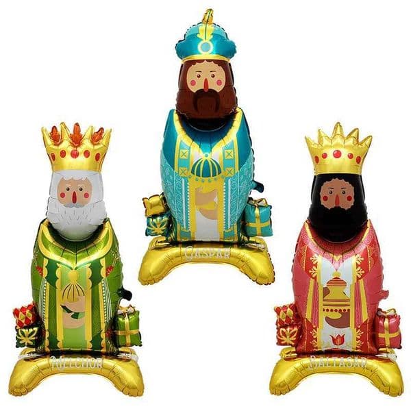 1pcs Stand King Heard Balloons Cartoon King Foil Ball For Birthday Party Christmas Baby Shower Decoration s Toys Air Globos S25128