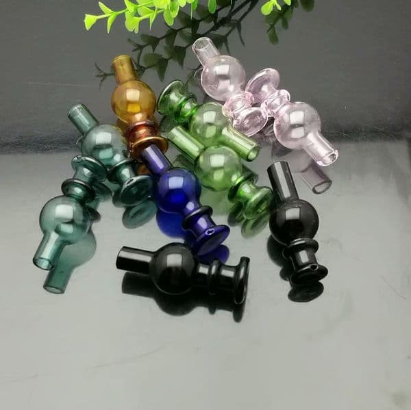 Smoking Pipes bongs Manufacture Hand-blown hookah Colored glass suction nozzle with ball