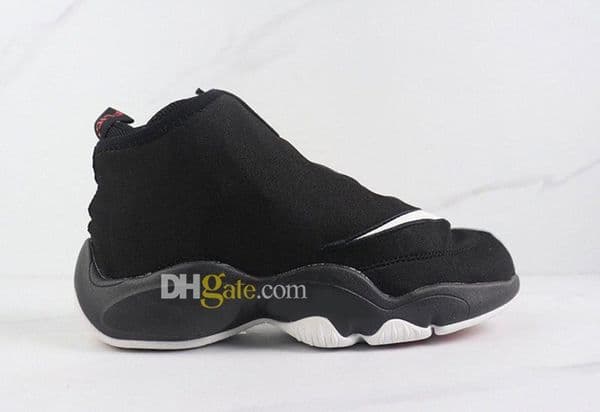 Designer Basketball Shoes Flying 98 Basketball Shoes Men's Gloves High-top Zipper Close Sports Shoes Technology Challenge Sonic Miami Black and White