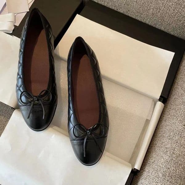 26s Designer Women's Dress ballet Shoes Flat Casual Soft Soles Low Heel Light Print