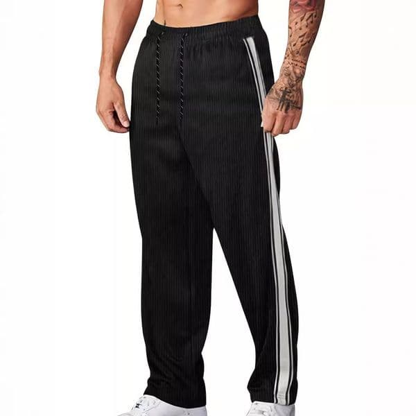 2026 European And American Casual Corduroy Striped New Sports Loose Fashion Casual Pants Essential Pants Sports Trousers