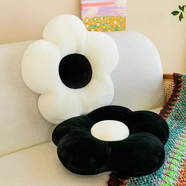 Home Bedroom Flower Cushion Office Sofa Chair Student Cushion Petal Futon Sun Flower Throw Pillow Cushion Soft and Comfortable H260325