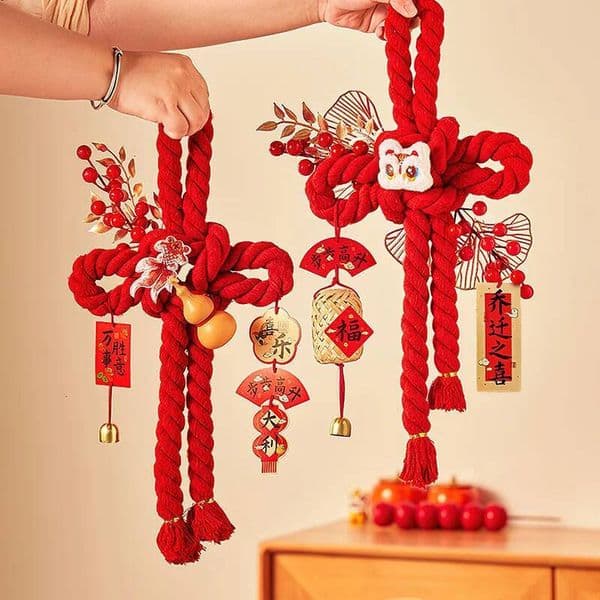 Knot Tassel Pendant Craft Artwork Chinese New Year For Bedroom Party Supplies Hotel Office Decoration