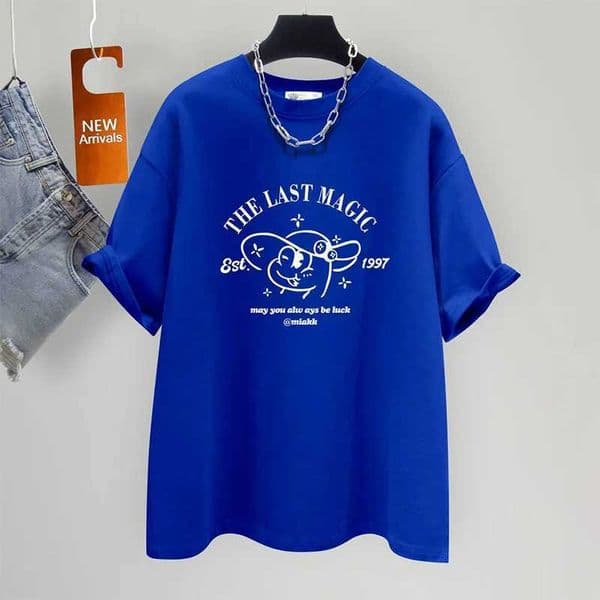 Womens Clothing Pure Cotton Loose T-shirt Spring/Summer Cartoon Letter Short Slve Casual T Lady Large Size Basic O-neck Top Z260325