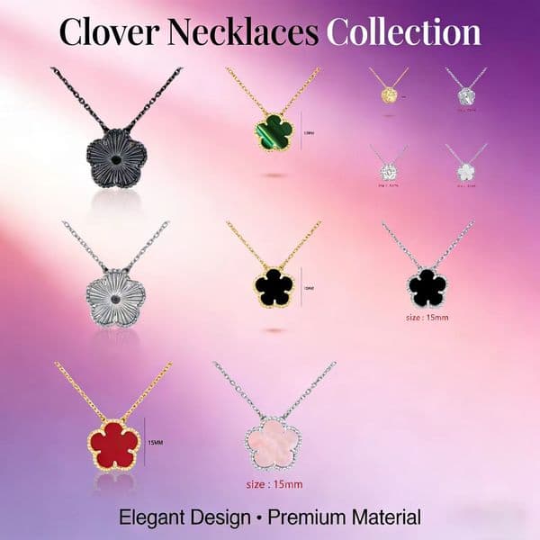 clover necklace necklace designer for women High quality new model 18K Gold Plated Silver Plate Gold Plate Give her the perfect gift designer jewelry collier chains