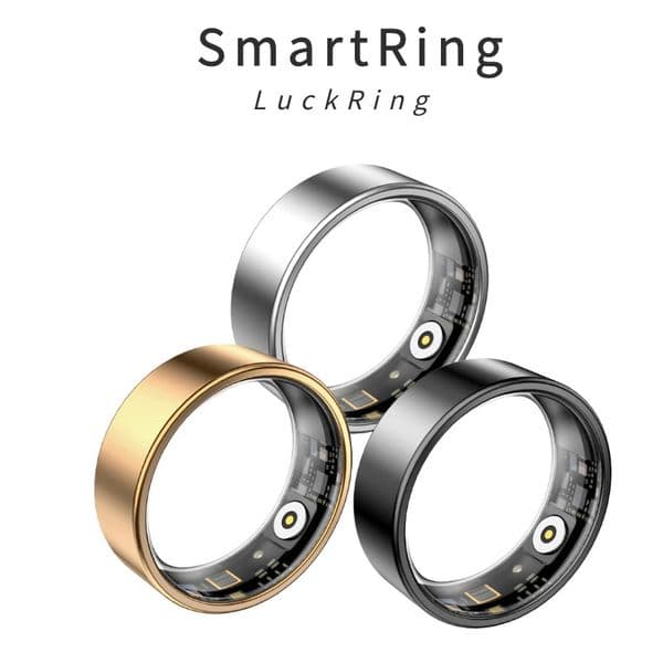 SmartRing Smart Ring: Fitness Tracking, Gesture Control, Heart Rate, HRV, Blood Oxygen & Scientific Sleep Monitoring Ring