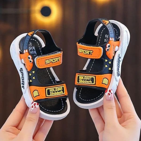 Childrens Summer Boys Cute Cartoon Girls Sandals Baby Kids Shoes Girls Beach Shoes Sports Soft Non-slip Casual Toddler Sandals 260324