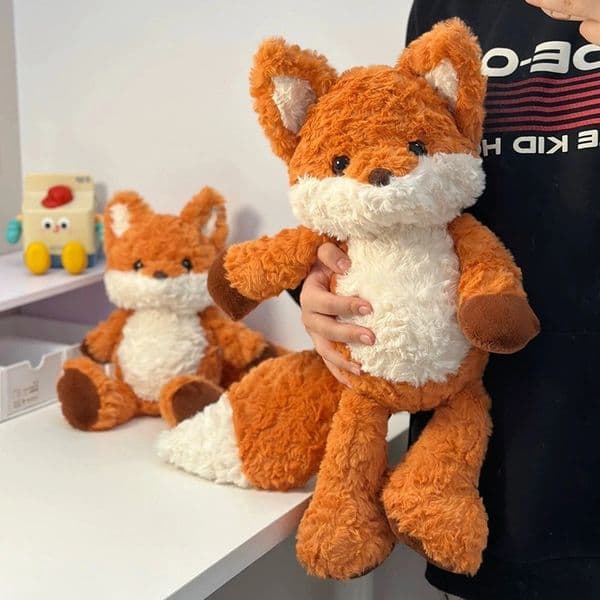 Cute Running Fox Doll That Can Run Small Fox Doll with Pillow Cloth Doll Plush Toy Girls Birthday Gift 260324
