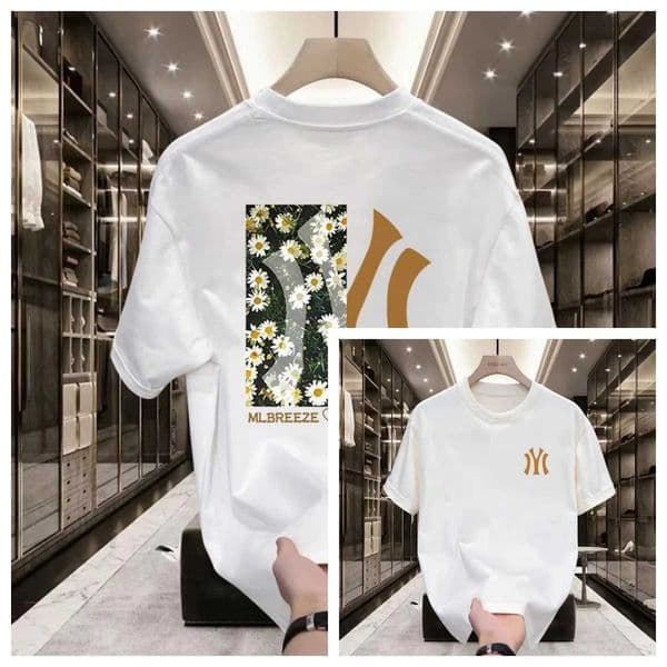 2026 Spring/Summer New Pure cotton mens short-slved T-shirt loose round-neck luxury top Z260325