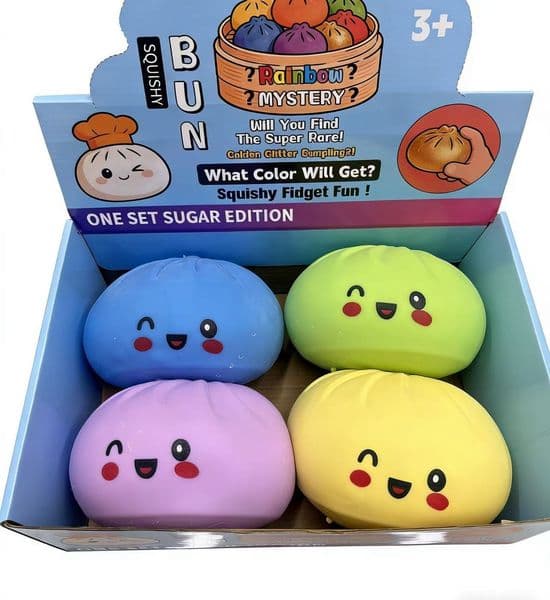 15cm New Rainbow Dumpling Squishies Soft Slow Rebound Sensory Squeeze Toy Fidget Stress Ball Design for Anxieties u0026 Tension Release Free By Sea