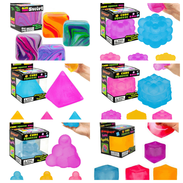 needoh nice cube sensory stress reliever fidget tool for anxiety focus desk sensory cube for adults dumpling squishy toy