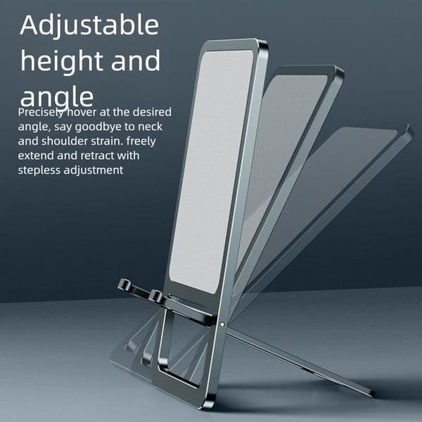 Mobile Phone Stand Desktop Office Use, Lazy Person's Metal Stand, Portable Aluminum Alloy, Foldable Live Streaming, New Model For Sales