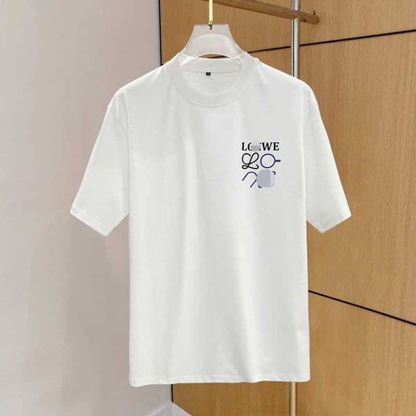 Men's T-Shirts Designer New pure cotton high-quality letter printed correct loose round neck versatile fashionable T shirt I8Y7