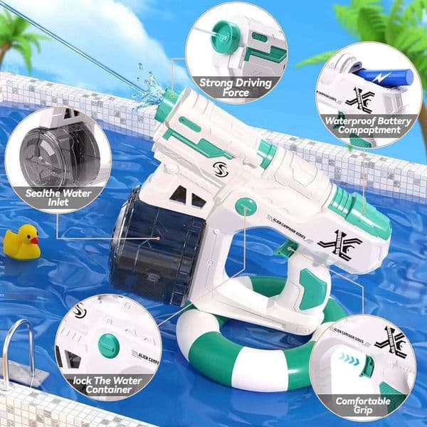 Capacity Gun Continuous Automatic Electric Absorption Toy Large Water Game Outdoor Children's Toys for Kids Boys Gifts