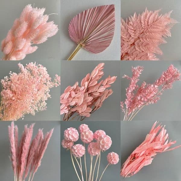 Pink Immortal Flower Wedding Backdrop New Year's Home Decoration