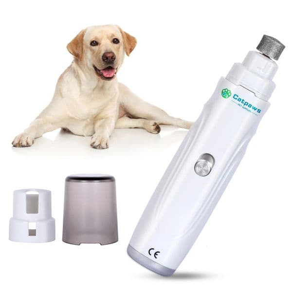 Dog Nail Grinder USB Rechargeable Electric Pet Paws Clipper Trimmer Painless Paws Grooming Quiet 2-Speed Dog Nail File 260317