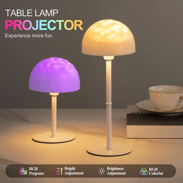 Creative Wine Bottle Table Lamp Rechargeable Remote Dimmable 3 Color Temperature RGB Atmosphere Night Light for Bedroom Desktop