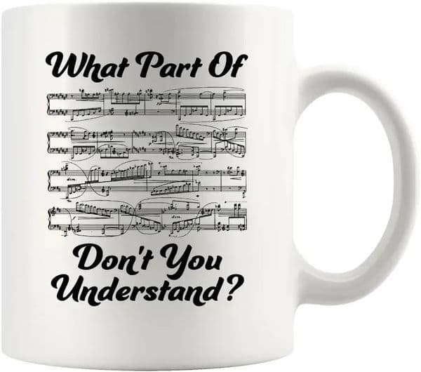 What You Dont Know Music Teacher Holiday Gift Funny Musician Ceramic Cup Sheet Coffee Mug White 260312