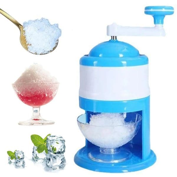 DIY Ice Crushers Portable Manual Rotarys Ice Shaver with Hand Crank for Summer Party Making Snowcones Ice Cream and Slushy Tools 260325BJ