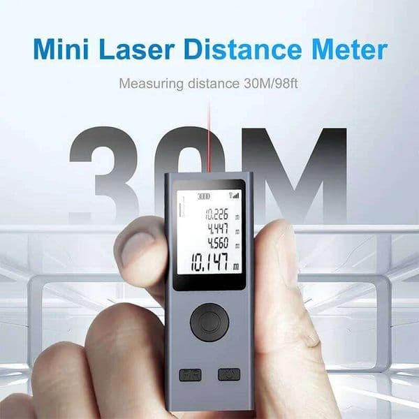 Nohawk Laser Distance Meter Multi-functional Portable Measuring Device Metal Housing Mini Size Rangefinder Measurement 26H0326