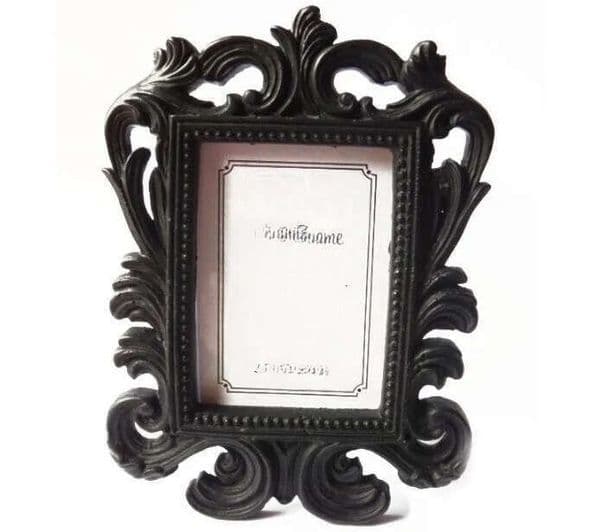 50Pcs/Lot Victorian Style Resin White&Black Baroque Picture/Photo Frame Place Card Holder Bridal Wedding Shower Favors Gift B2