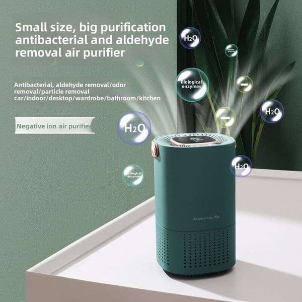 New USB Aromatherapy Tablet Air Home Car Logo Printing Gift Negative Ion Deodorizing Purifier